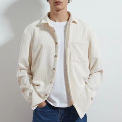 2 Pcs Mens Corduroy Jackets for Autumn