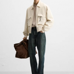 Windproof Warm Loose Fit Retro Streetwear Style Jacket